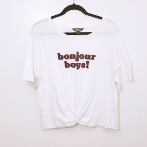 🎁NWOT🔷️Front Knot🔷️Crop Top🔷️